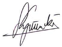 Autographe LEGWINSKI