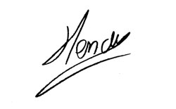Autographe MENDY