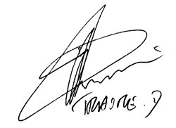 Autographe TRAORÉ 