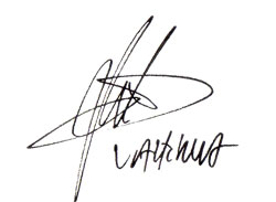 Autographe VAHIRUA