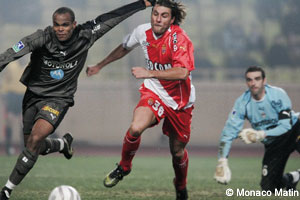 Premier match de Vieri... et premire dfaite de Guidolin au Louis-II