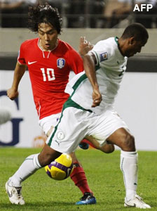 Chu-Young Park contre l'arabie Saoudite