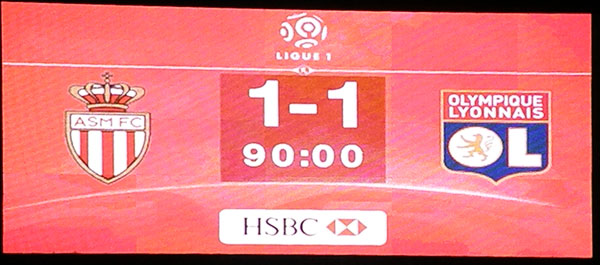 Score final 1-1