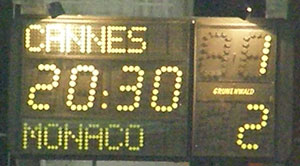 Monaco a pris l'avantage