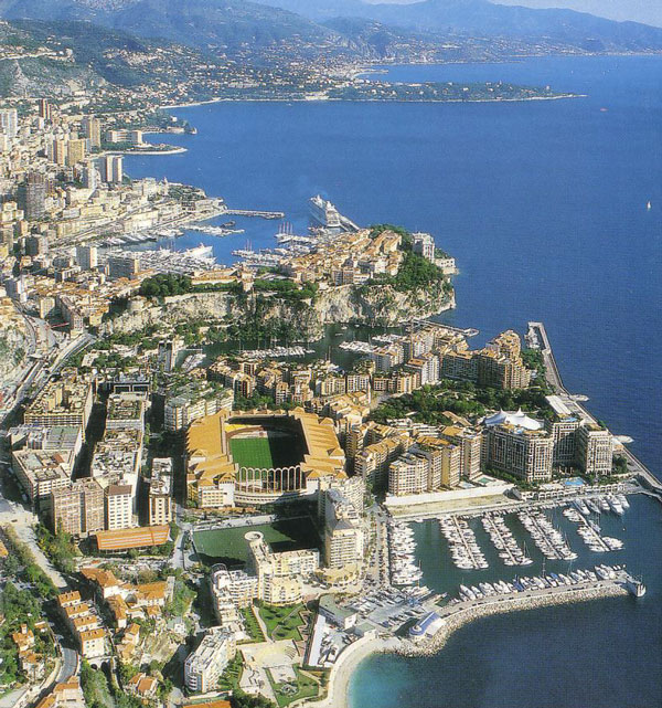 Le quartier Fontvieille entièrement gagné sur la mer