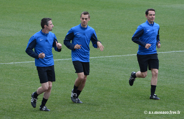 Les arbitres du match