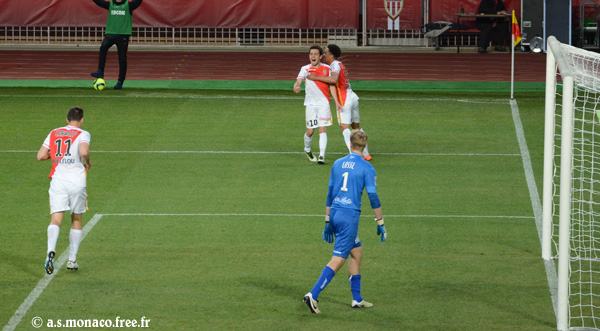 Silva heureux après son but...